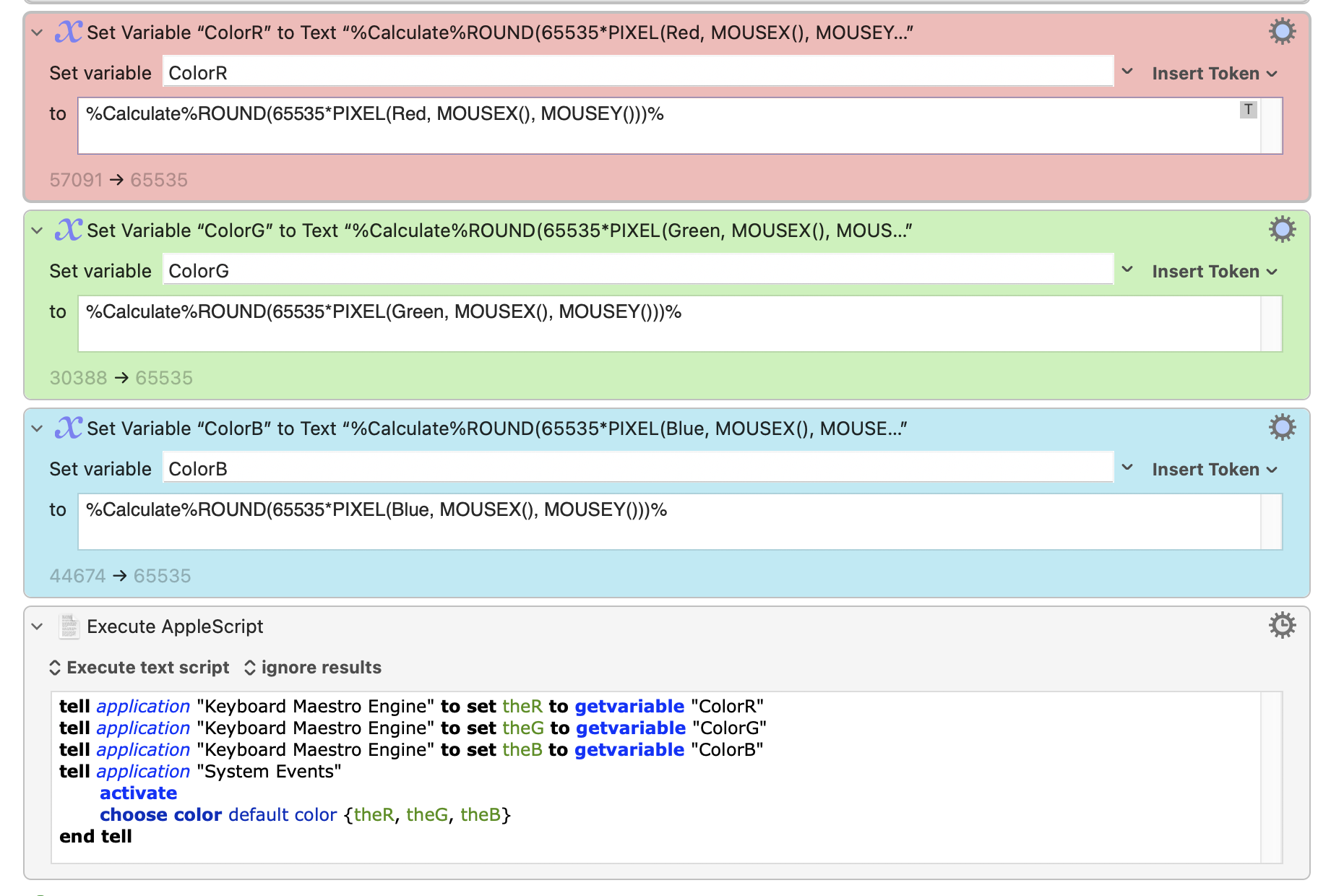 Mac Automation Scripting Guide: Prompting for a Color