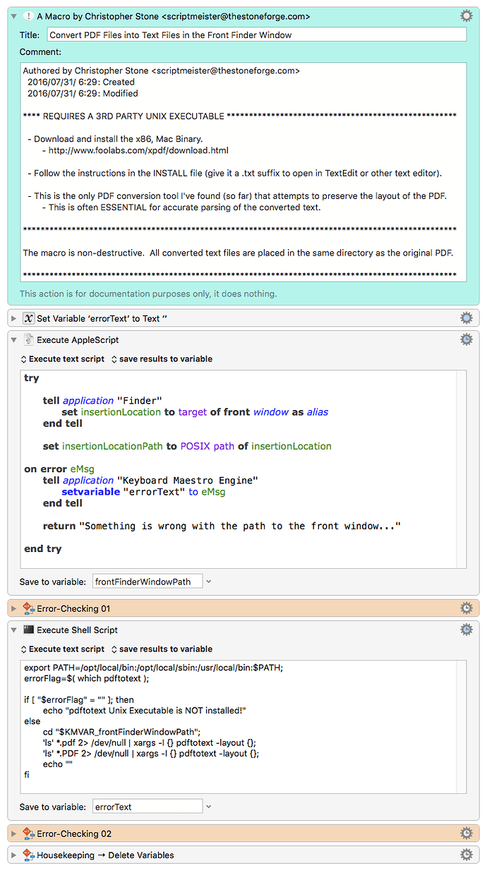 keyboard maestro examples