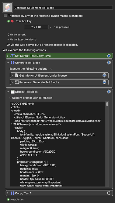 Keyboard Maestro Export