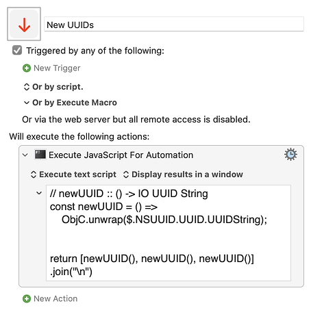 Keyboard Maestro Export