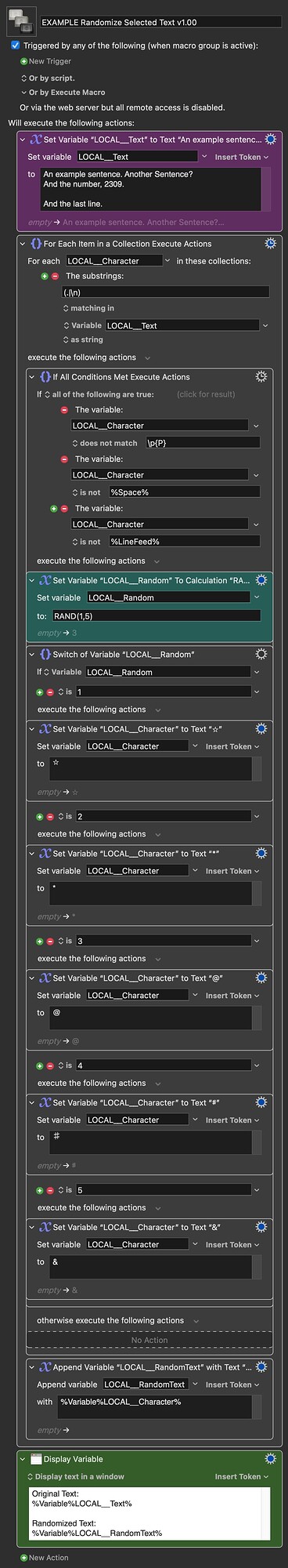 EXAMPLE Randomize Selected Text v1.00