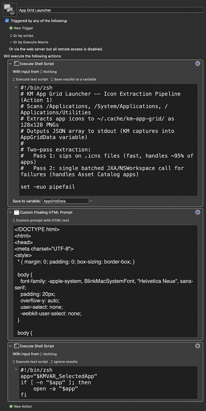 Keyboard Maestro Export
