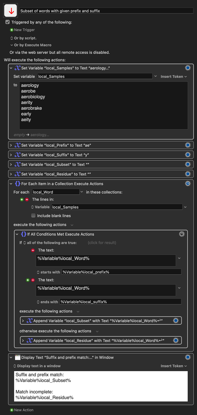 Keyboard Maestro Export