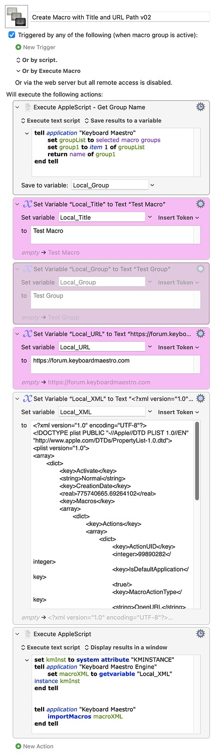 Create Macro with Title and URL Path v02