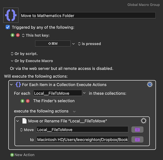 Keyboard Maestro Export