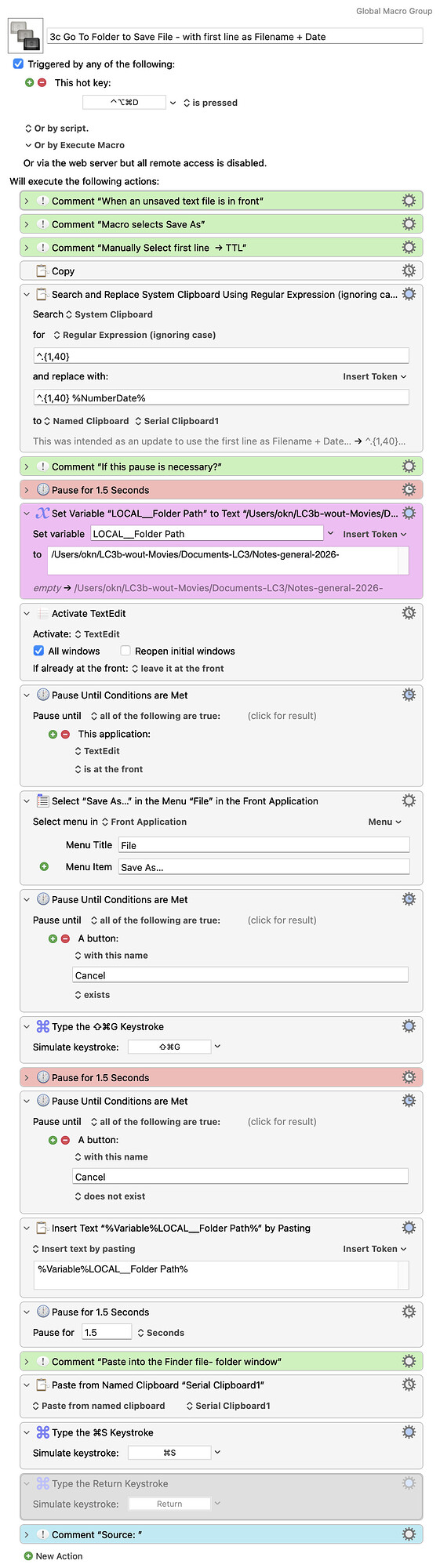 Keyboard Maestro Export
