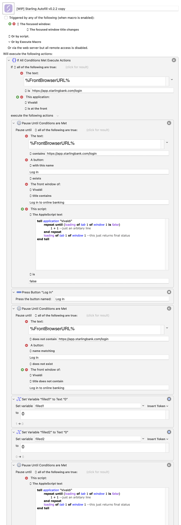 Keyboard Maestro Export