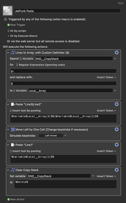 Keyboard Maestro Export