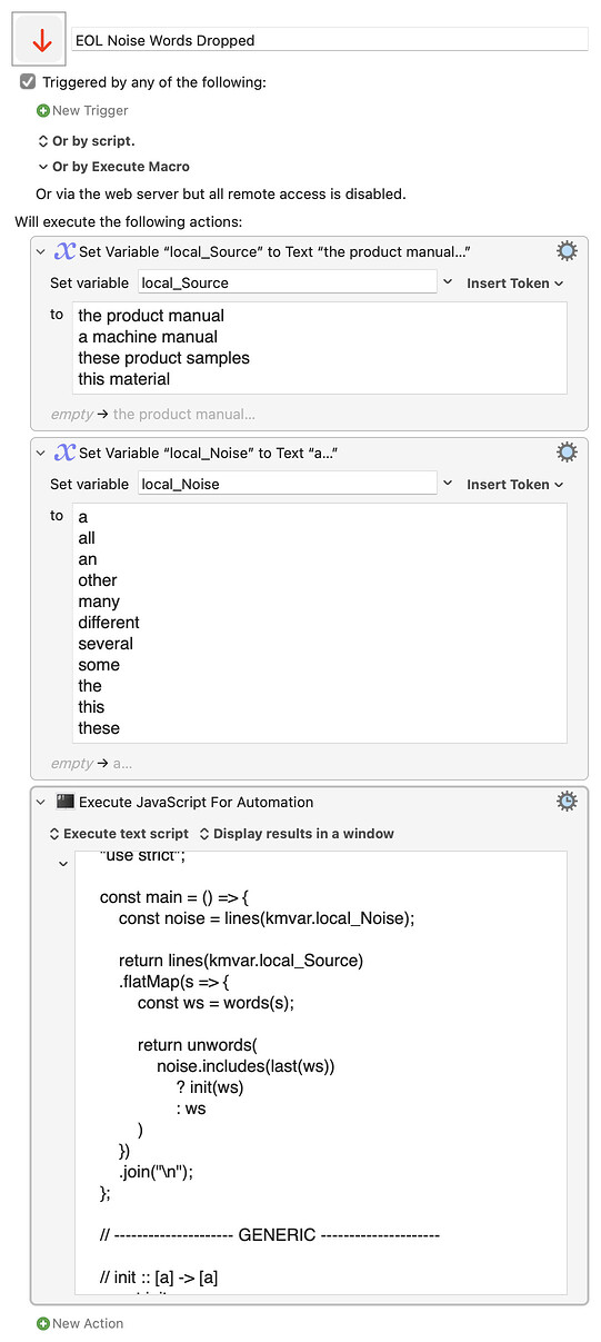Keyboard Maestro Export