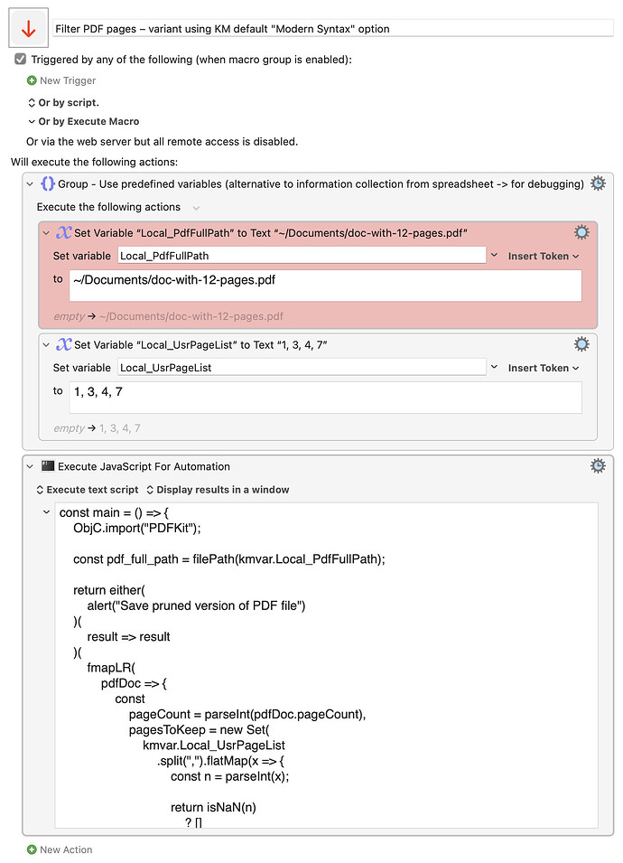 Keyboard Maestro Export