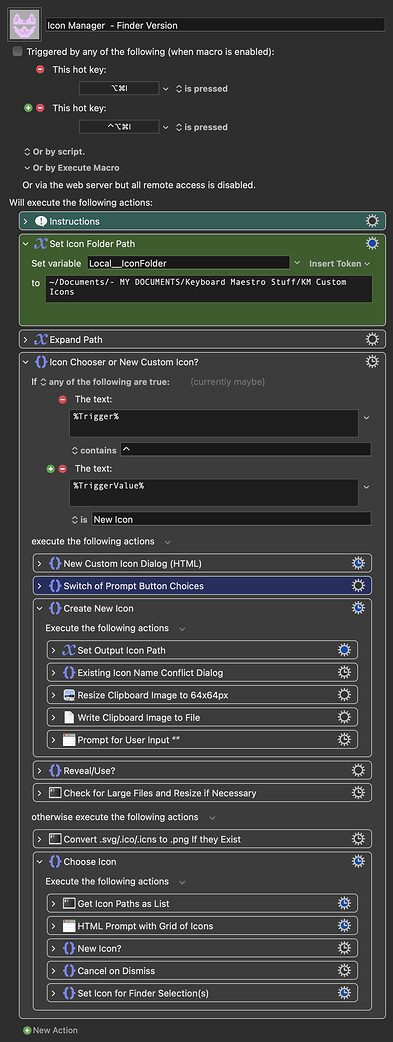 Keyboard Maestro Export