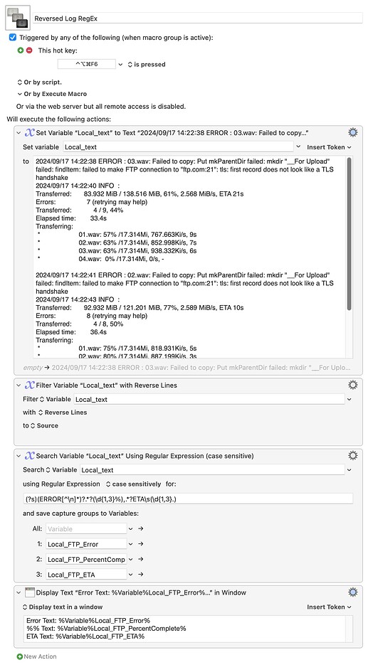 Reversed Log RegEx