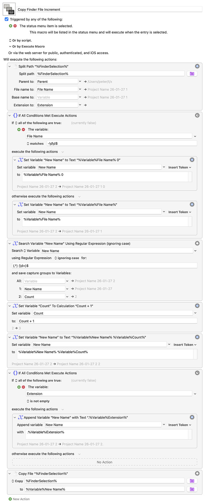 Keyboard Maestro Export