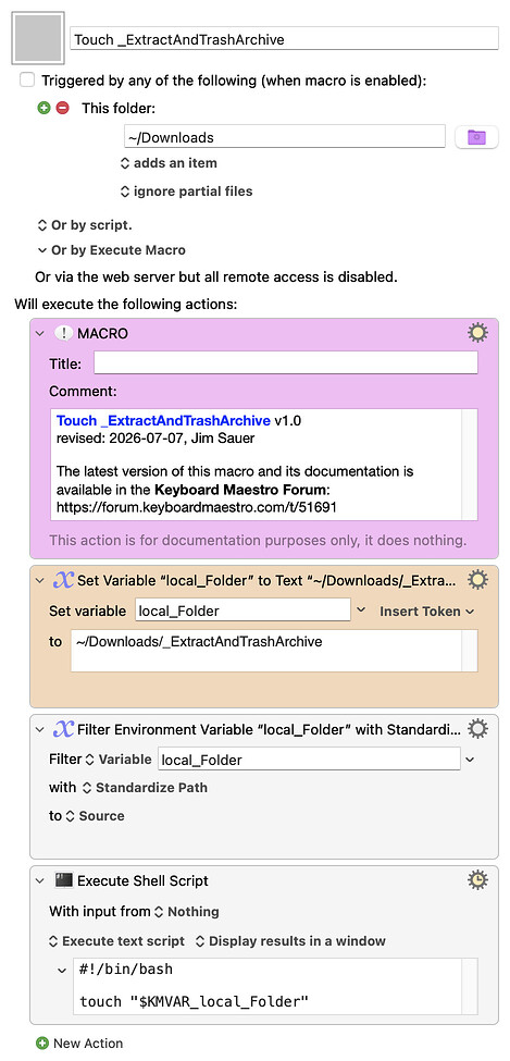 Keyboard Maestro Export