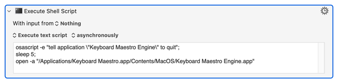 Keyboard Maestro Export