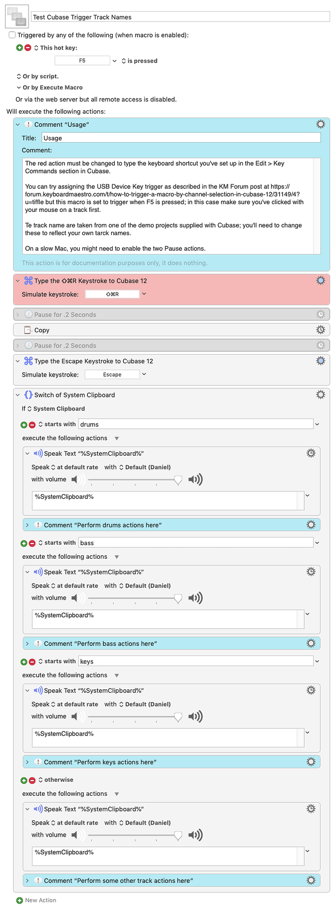 Keyboard Maestro Export