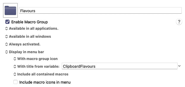 Keyboard Maestro Export