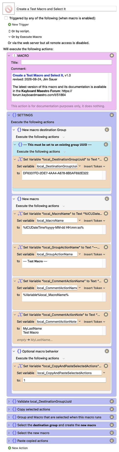 Keyboard Maestro Export