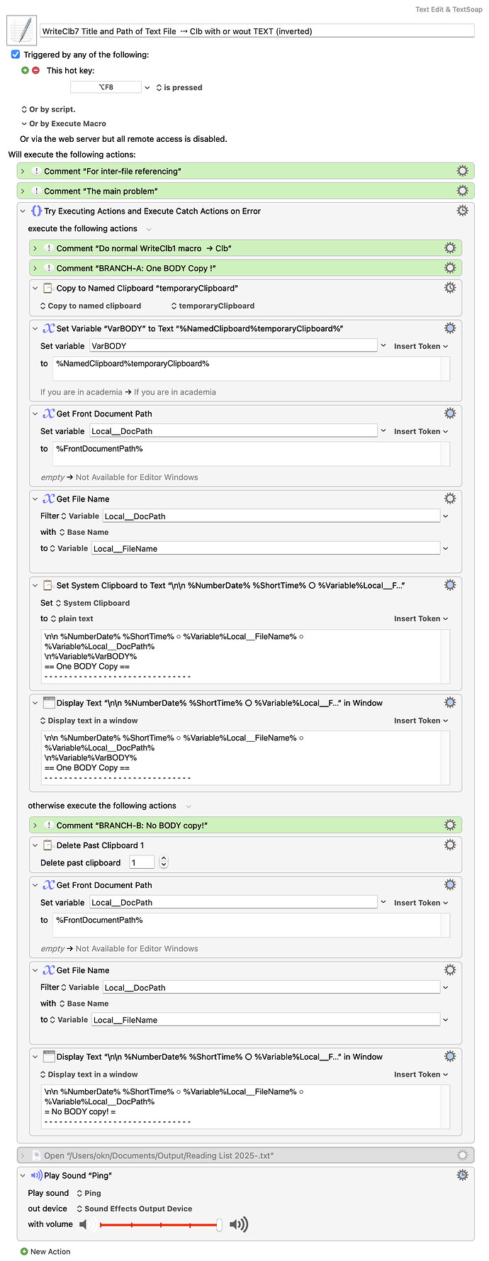 Keyboard Maestro Export