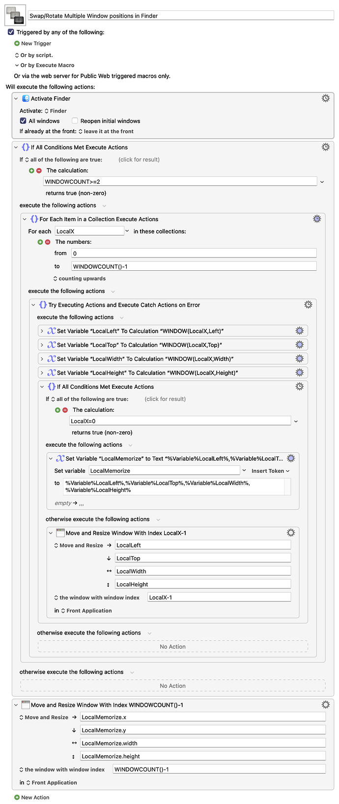Keyboard Maestro Export