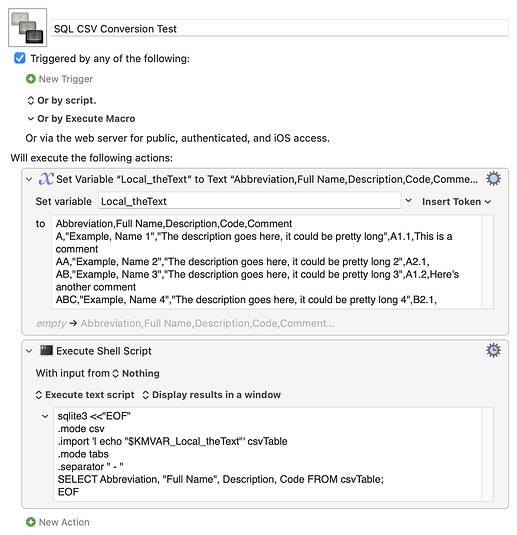 SQL CSV Conversion Test.kmmacros