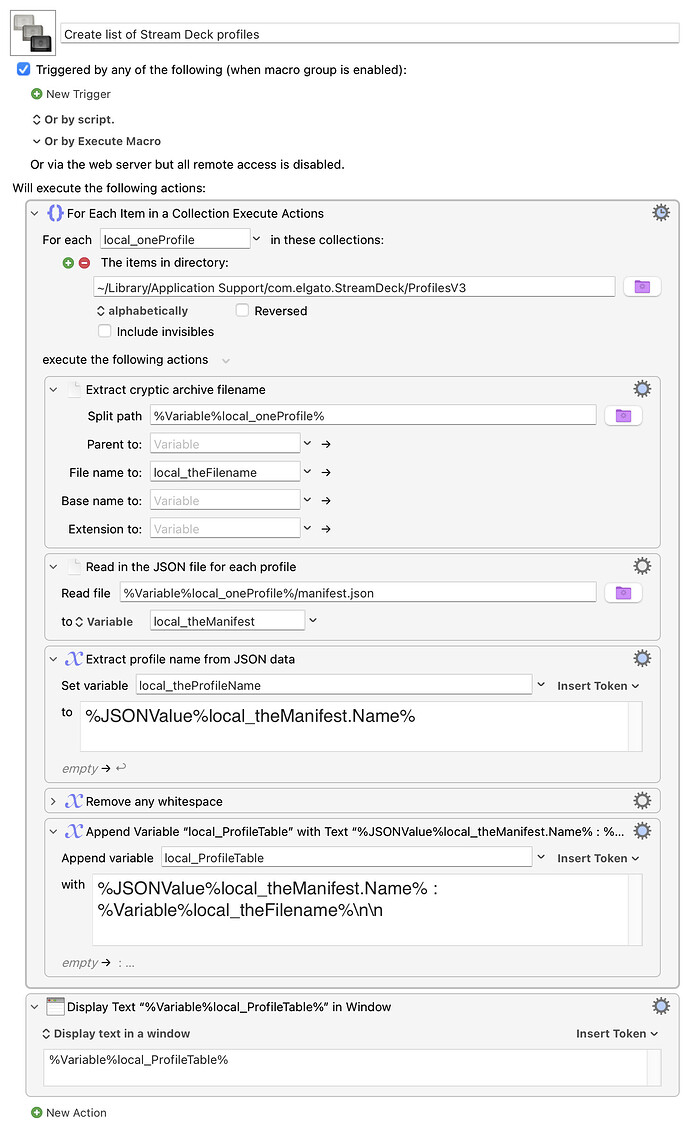 Keyboard Maestro Export