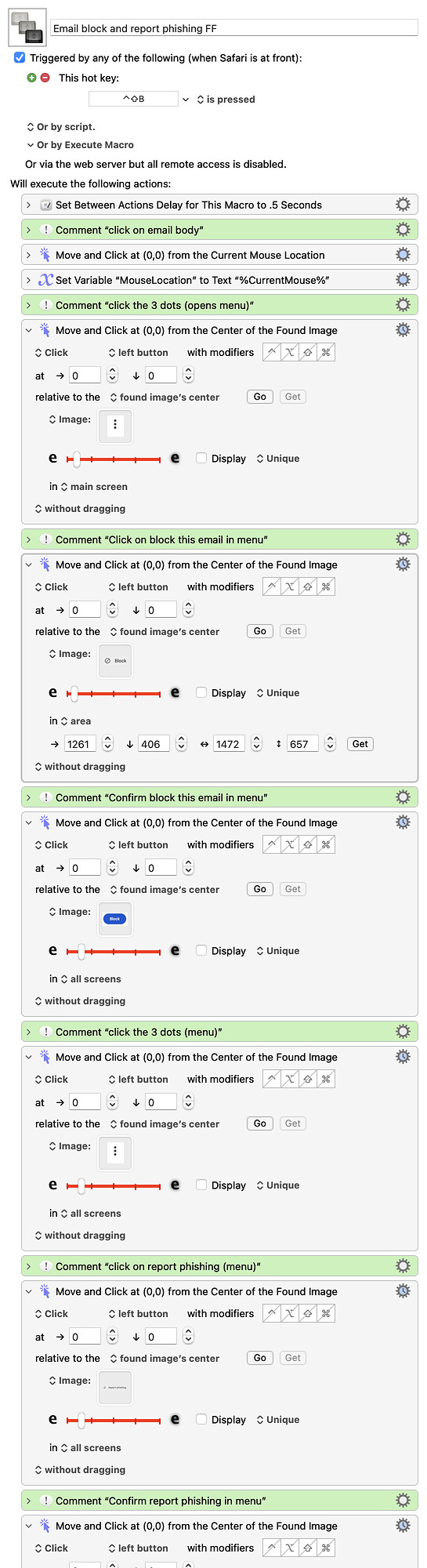 Keyboard Maestro Export
