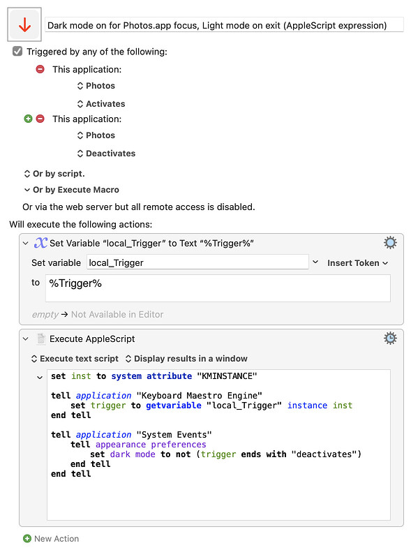 Keyboard Maestro Export