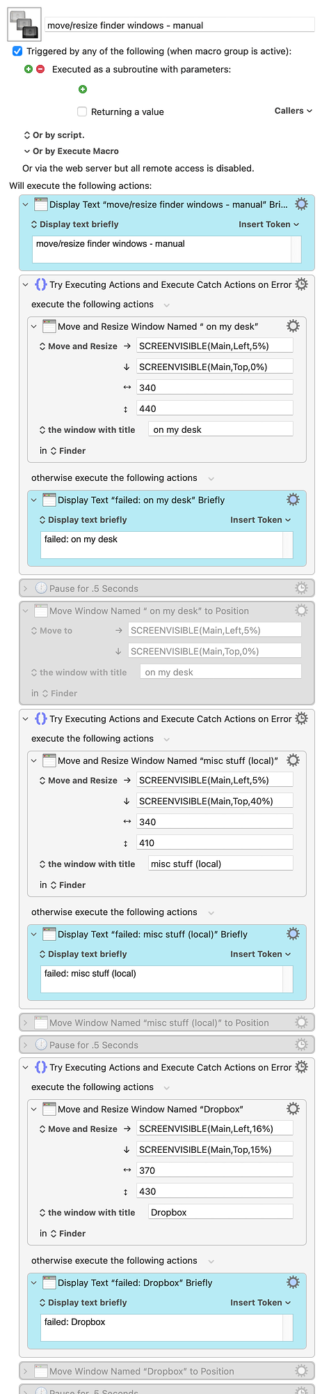 Keyboard Maestro Export