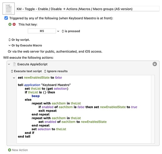 KM - Toggle - Enable - Disable → Actions -Macros - Macro groups (AS version).kmmacros