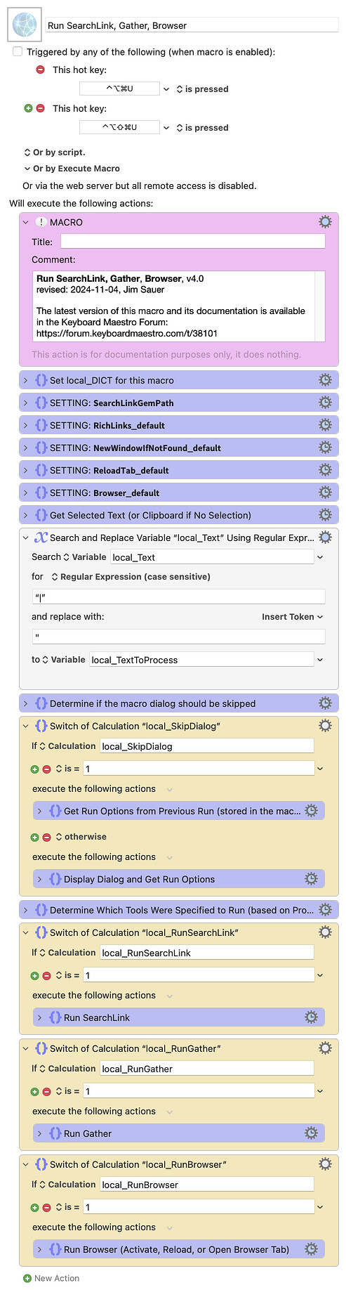 Keyboard Maestro Export