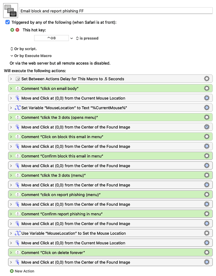 Keyboard Maestro Export