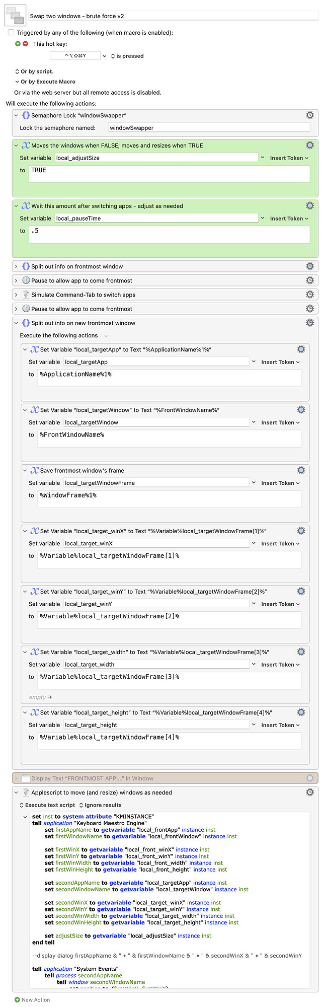 Keyboard Maestro Export