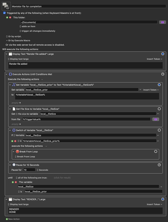 Keyboard Maestro Export