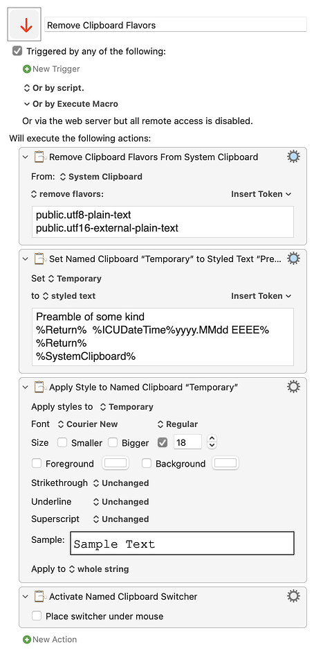 Keyboard Maestro Export