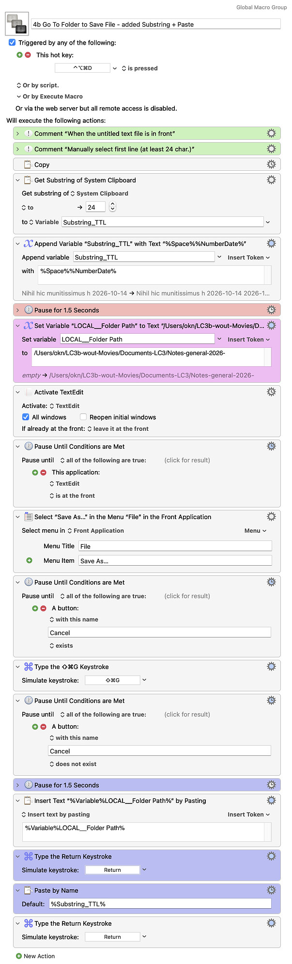 Keyboard Maestro Export
