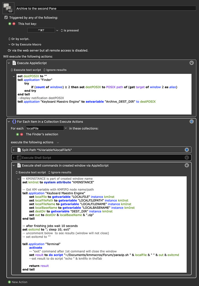 Keyboard Maestro Export