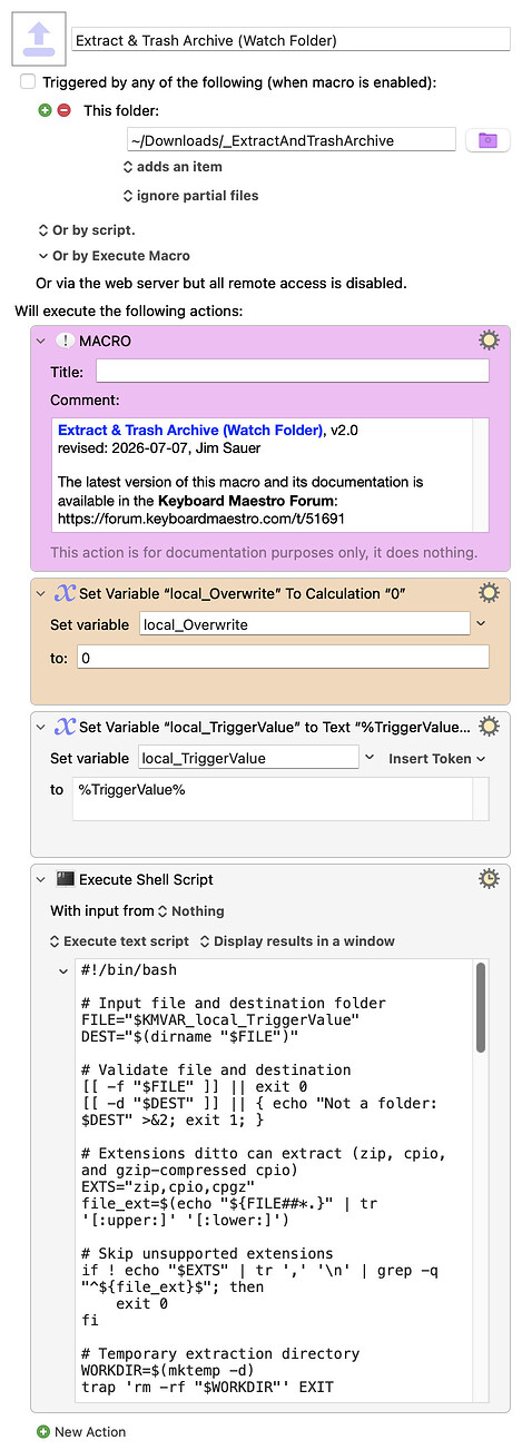 Keyboard Maestro Export
