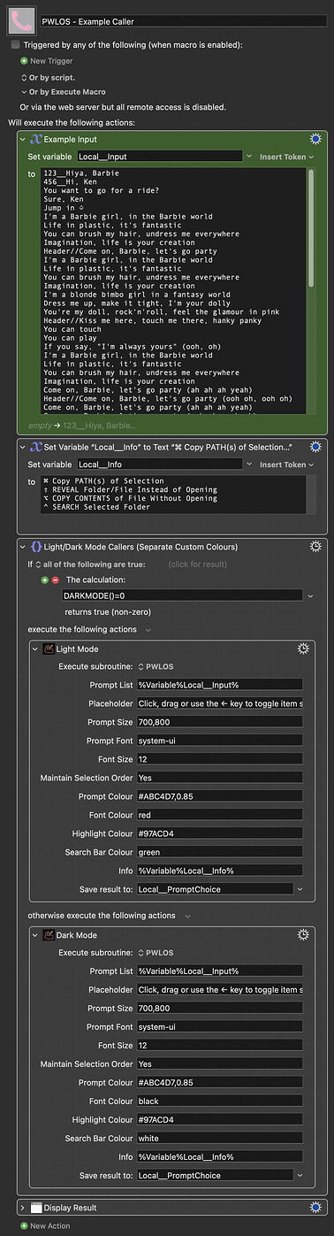 Keyboard Maestro Export