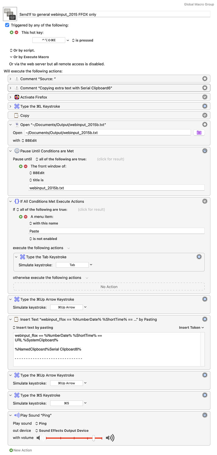 Keyboard Maestro Export