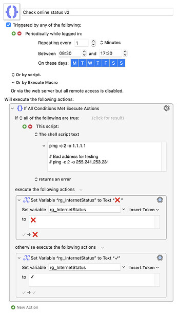 Check online status v2.kmmacros