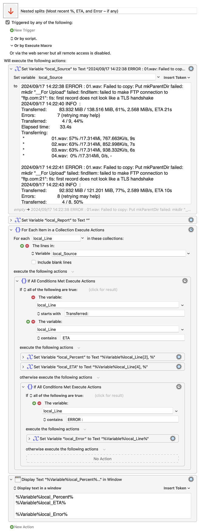 Keyboard Maestro Export