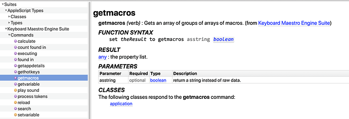 getmacros
