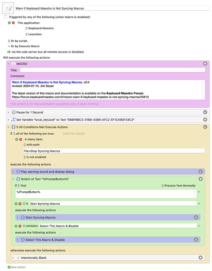 Keyboard Maestro Export