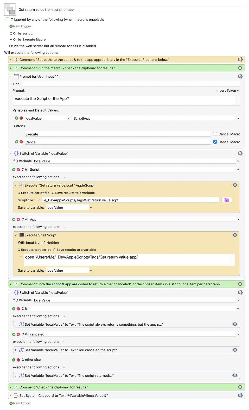 How to get return value from an AppleScript saved as an app ...