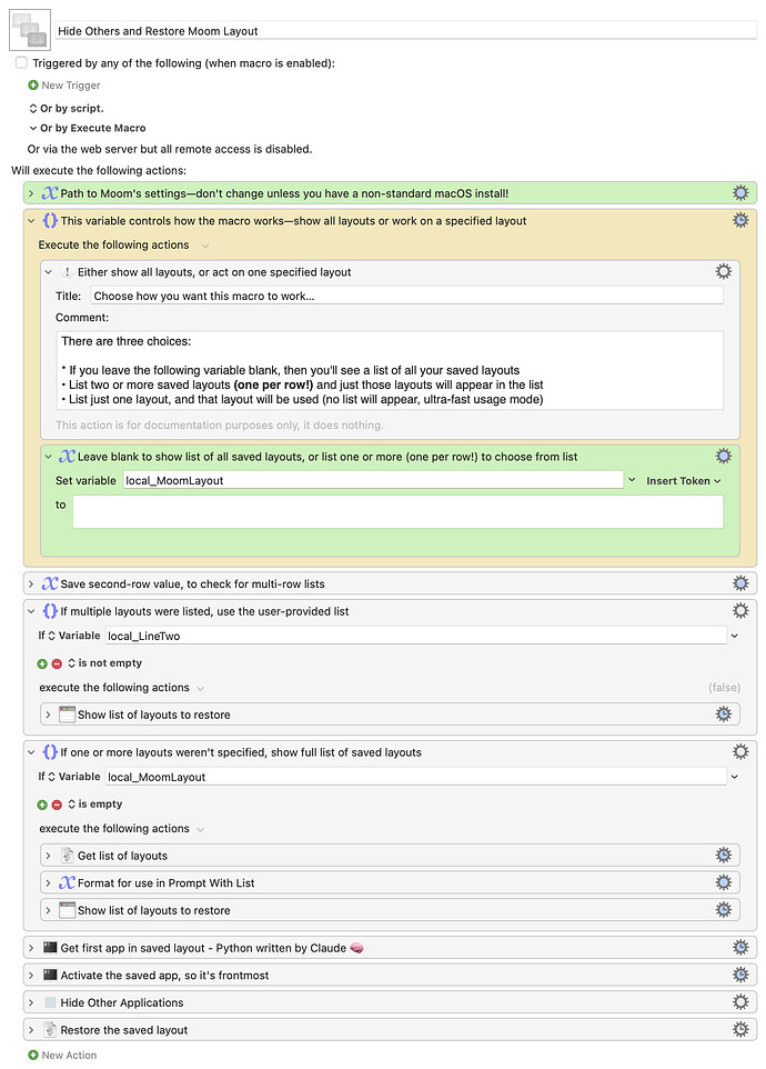 Keyboard Maestro Export