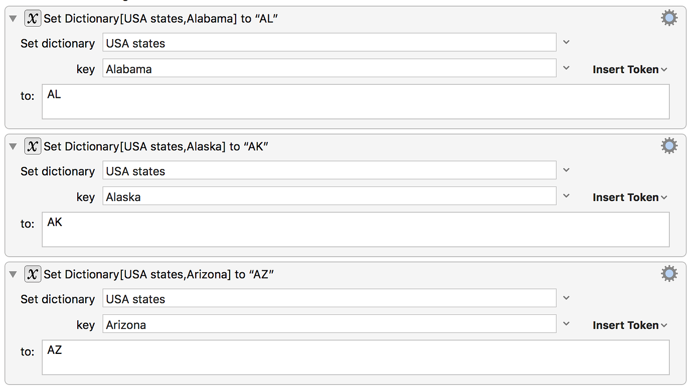 If Var matches Dictionary "Key" then show it's text Questions