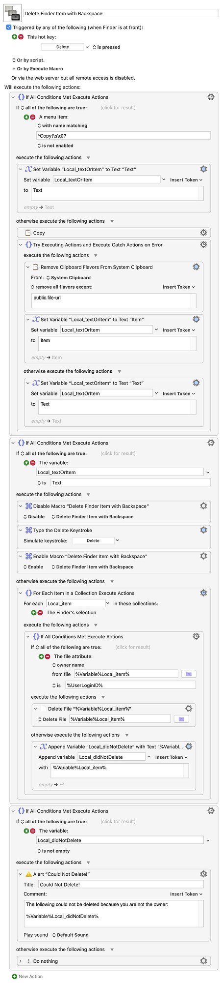 Delete Finder Item with Backspace