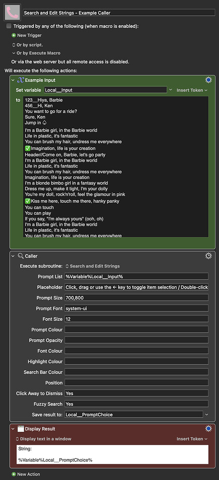 Keyboard Maestro Export