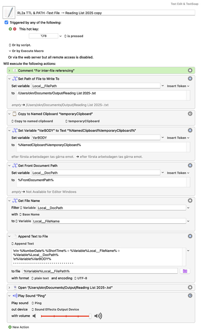 Keyboard Maestro Export